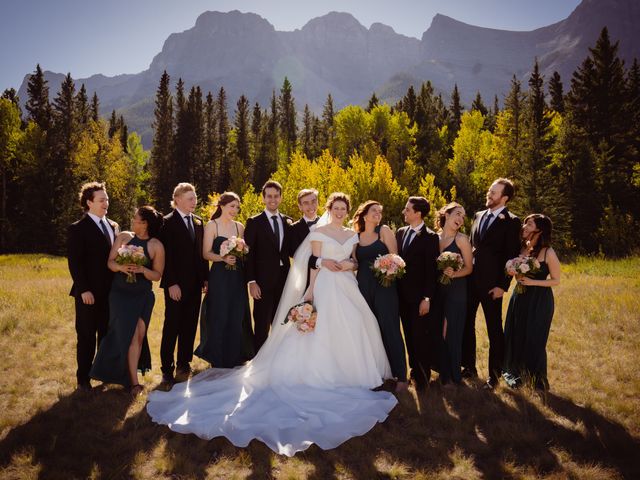 Reg and Shannon&apos;s wedding in Banff, Alberta 24