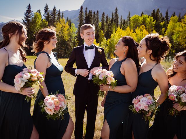 Reg and Shannon&apos;s wedding in Banff, Alberta 26