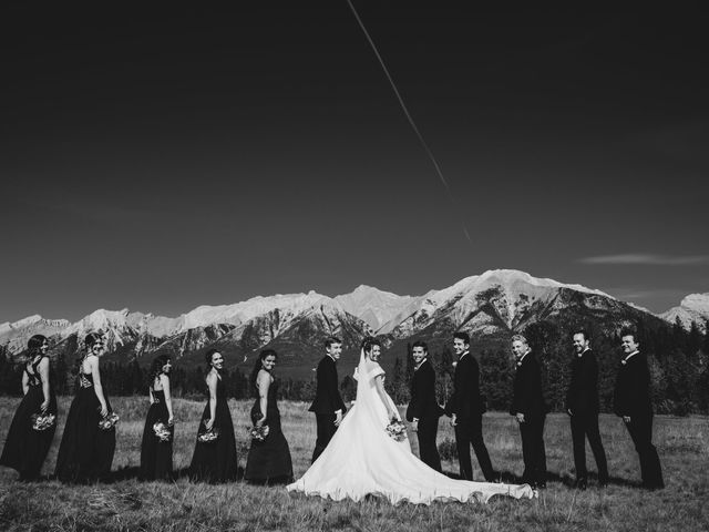 Reg and Shannon&apos;s wedding in Banff, Alberta 28