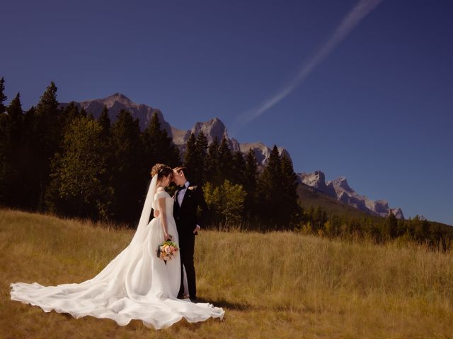 Reg and Shannon&apos;s wedding in Banff, Alberta 29