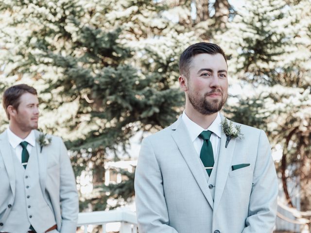 Zac and Morgan&apos;s wedding in Water Valley, Alberta 15