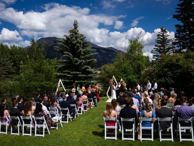 Amanda and Dylan&apos;s wedding in Canmore, Alberta 23