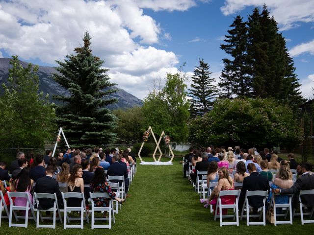 Amanda and Dylan&apos;s wedding in Canmore, Alberta 27