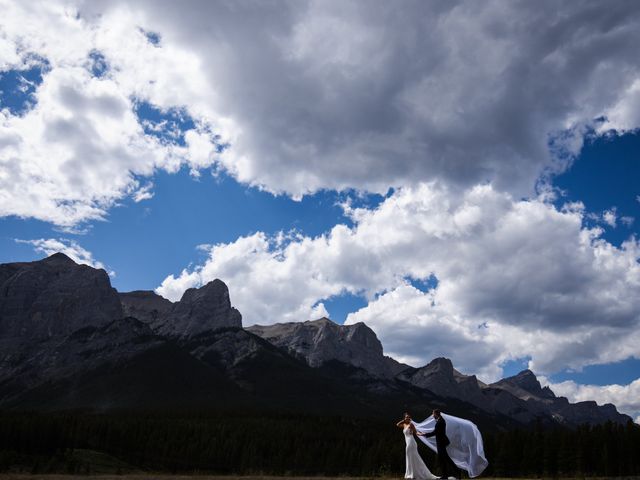 Amanda and Dylan&apos;s wedding in Canmore, Alberta 30