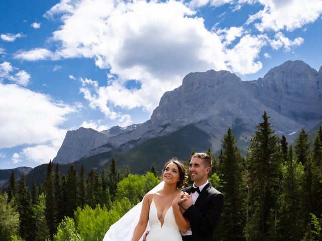 Amanda and Dylan&apos;s wedding in Canmore, Alberta 33