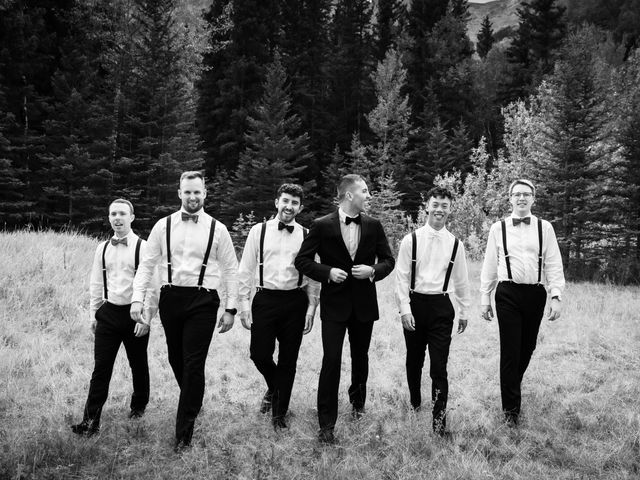 Amanda and Dylan&apos;s wedding in Canmore, Alberta 37