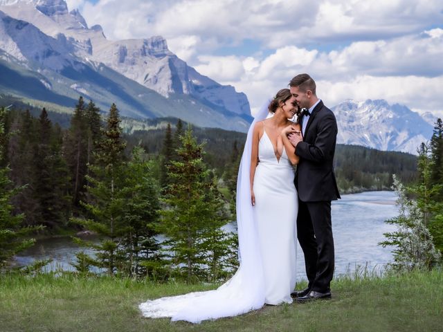 Amanda and Dylan&apos;s wedding in Canmore, Alberta 40