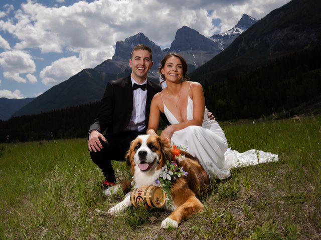 Amanda and Dylan&apos;s wedding in Canmore, Alberta 45