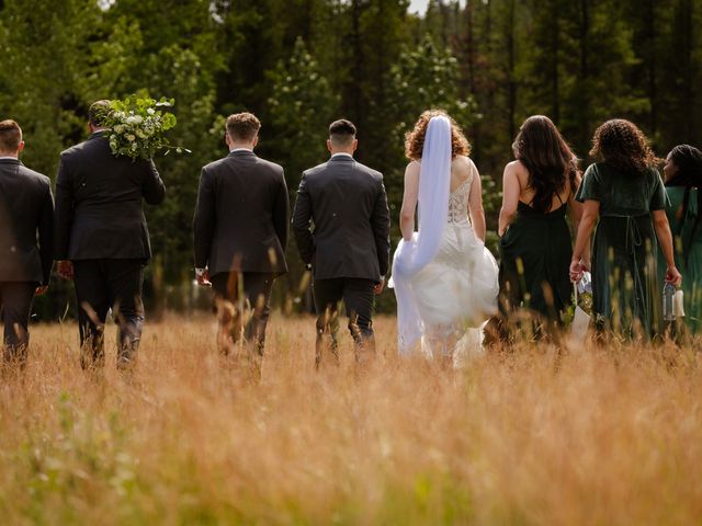 Amanda and Andrew&apos;s wedding in Bragg Creek, Alberta 28