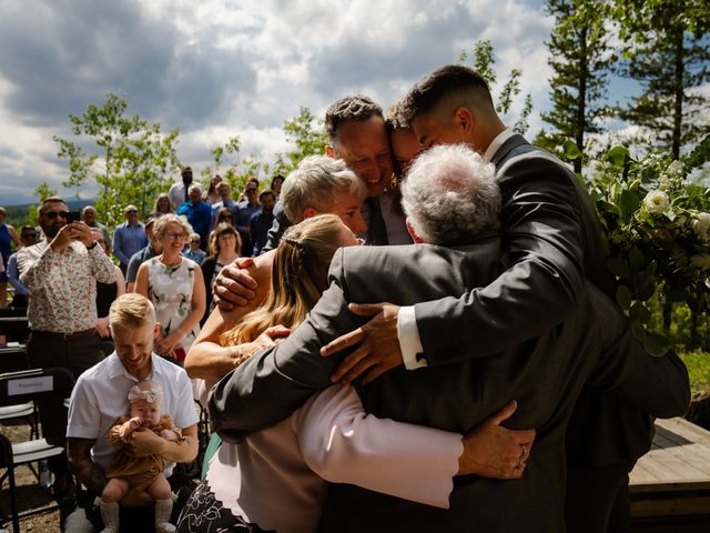 Amanda and Andrew&apos;s wedding in Bragg Creek, Alberta 34