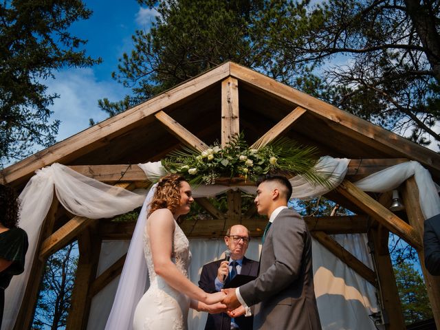 Amanda and Andrew&apos;s wedding in Bragg Creek, Alberta 41