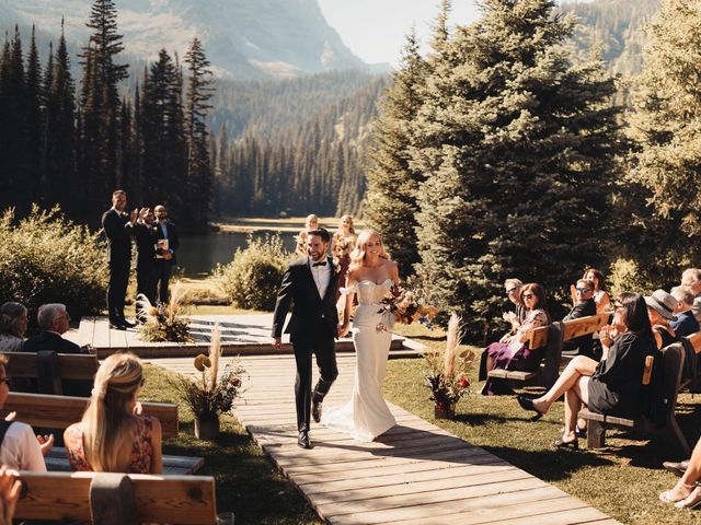 Samantha and Jake&apos;s wedding in Fernie, British Columbia 40