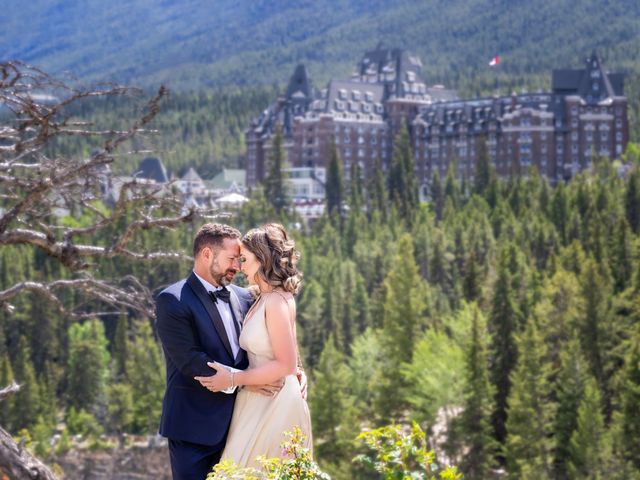 Charlie and Faye&apos;s wedding in Banff, Alberta 49
