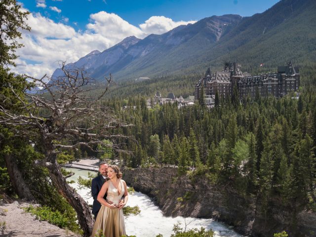 Charlie and Faye&apos;s wedding in Banff, Alberta 62