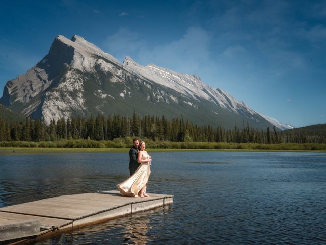 Charlie and Faye&apos;s wedding in Banff, Alberta 66