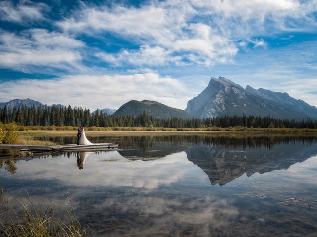 Brad and Ashley&apos;s wedding in Banff, Alberta 33