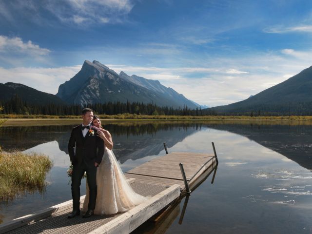 Brad and Ashley&apos;s wedding in Banff, Alberta 35