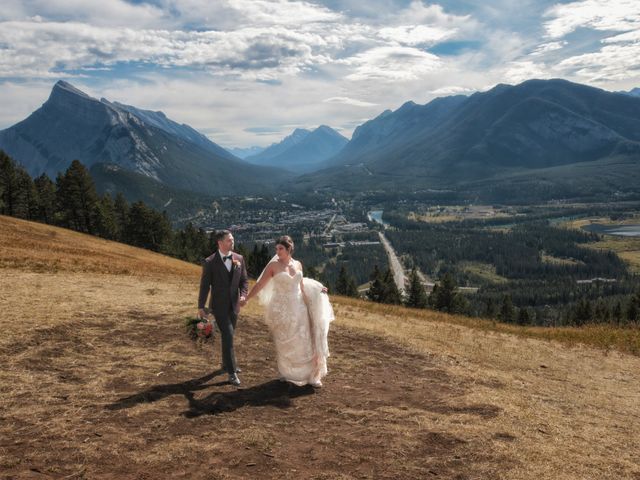 Brad and Ashley&apos;s wedding in Banff, Alberta 45