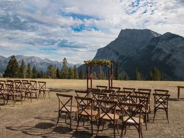 Brad and Ashley&apos;s wedding in Banff, Alberta 61