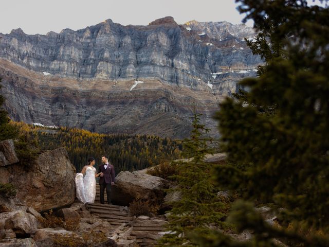 Brad and Ashley&apos;s wedding in Banff, Alberta 86