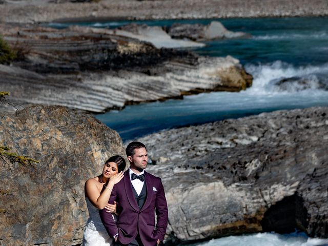 Brad and Ashley&apos;s wedding in Banff, Alberta 91