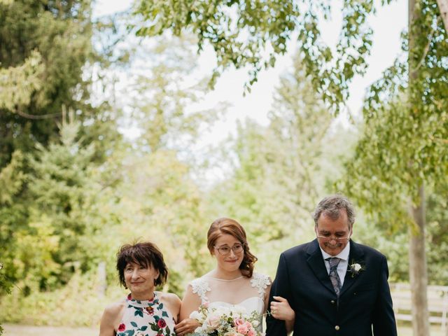 Ben and Sarah&apos;s wedding in Lakefield, Ontario 20