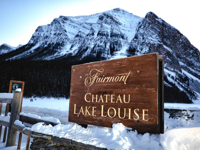 Logan and Chaylea's wedding in Lake Louise, Alberta 3