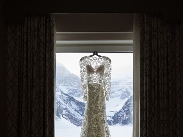 Logan and Chaylea's wedding in Lake Louise, Alberta 8