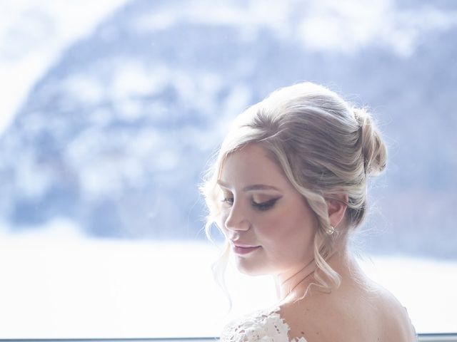 Logan and Chaylea's wedding in Lake Louise, Alberta 10