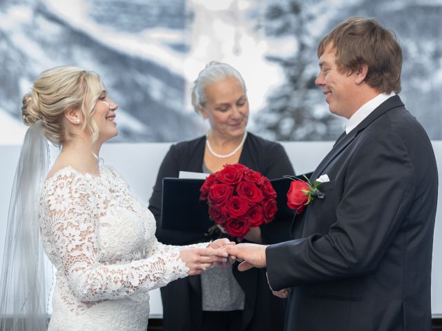 Logan and Chaylea's wedding in Lake Louise, Alberta 18