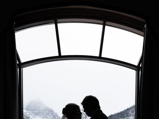 Logan and Chaylea's wedding in Lake Louise, Alberta 19