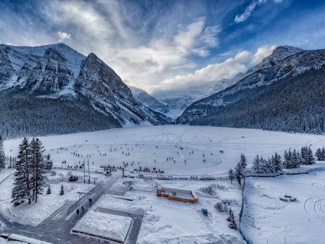 Logan and Chaylea's wedding in Lake Louise, Alberta 28
