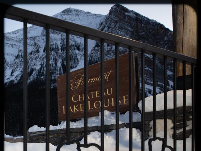 Logan and Chaylea's wedding in Lake Louise, Alberta 31