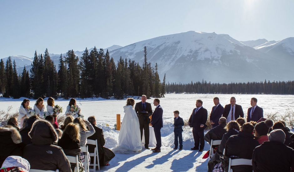 Madison and Mitchell's wedding in Jasper, Alberta