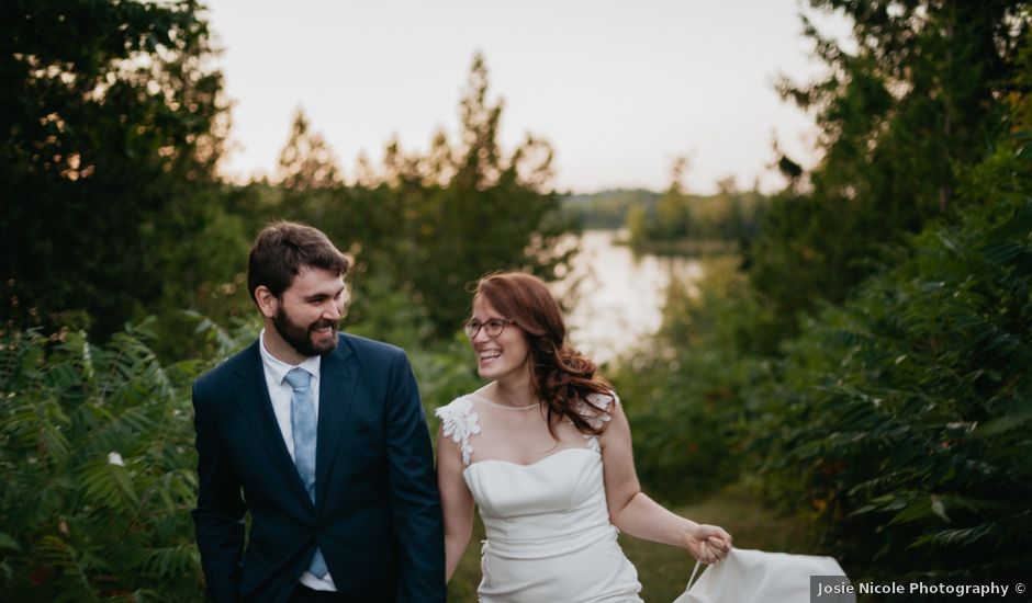 Ben and Sarah's wedding in Lakefield, Ontario