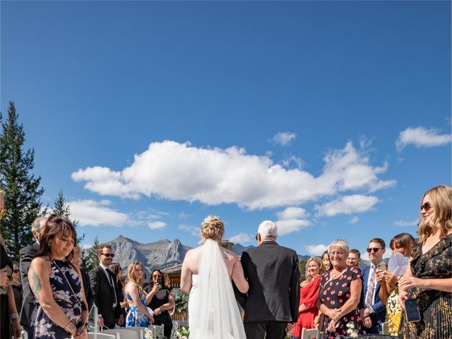 Mike and Jessica&apos;s wedding in Banff, Alberta 24