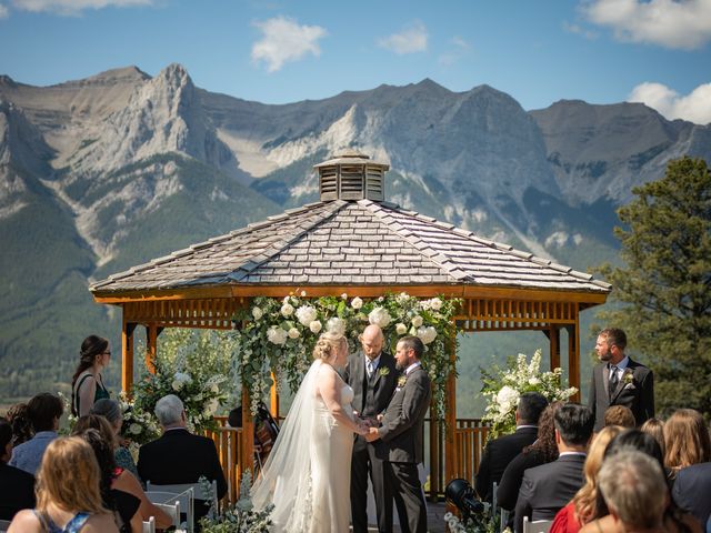Mike and Jessica&apos;s wedding in Banff, Alberta 27