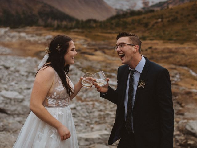 Alex and Kayley&apos;s wedding in Kananaskis, Alberta 29