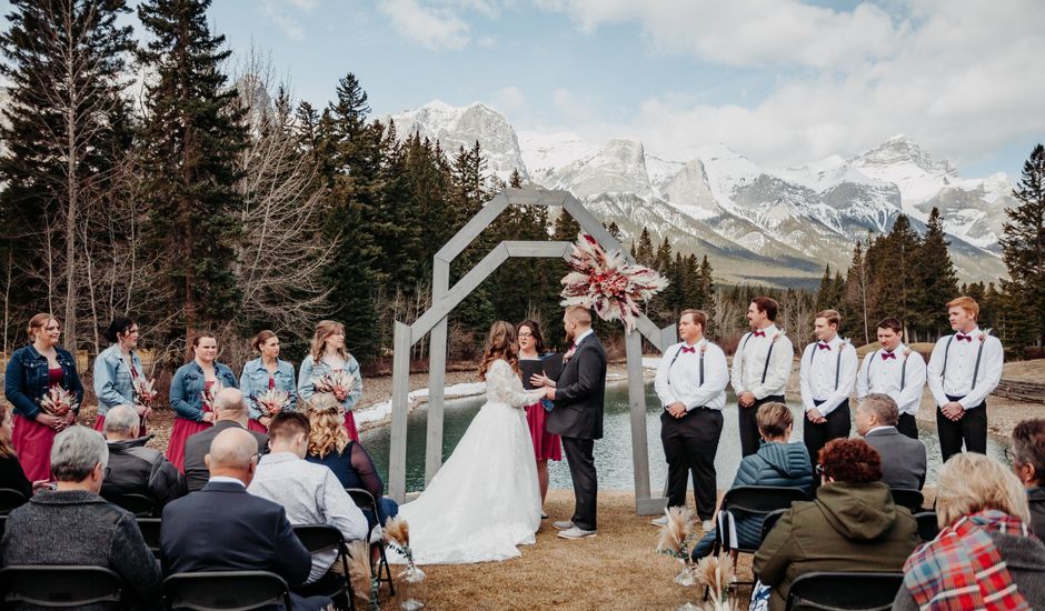 Colin and Rachel's wedding in Canmore, Alberta