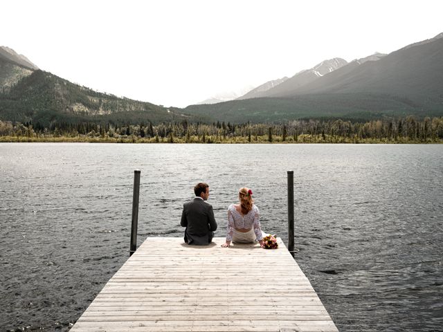 Rob and Victoria&apos;s wedding in Banff, Alberta 1