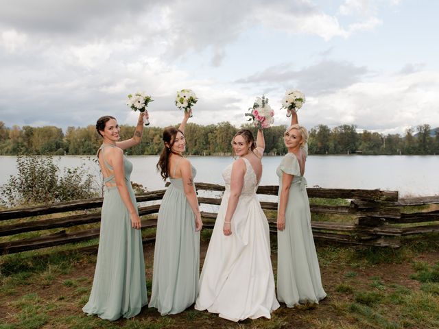 Brad and Natalie's wedding in Fort Langley, British Columbia 74