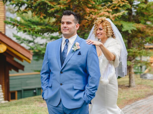 Renan and Isha&apos;s wedding in Banff, Alberta 35