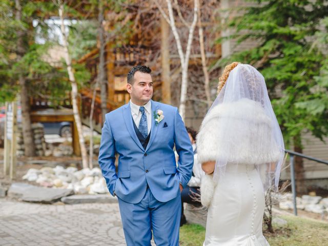 Renan and Isha&apos;s wedding in Banff, Alberta 37