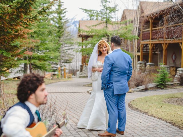Renan and Isha&apos;s wedding in Banff, Alberta 39