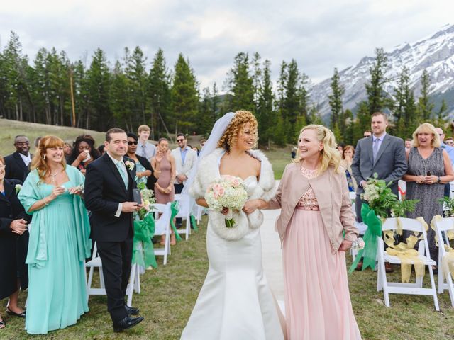 Renan and Isha&apos;s wedding in Banff, Alberta 58