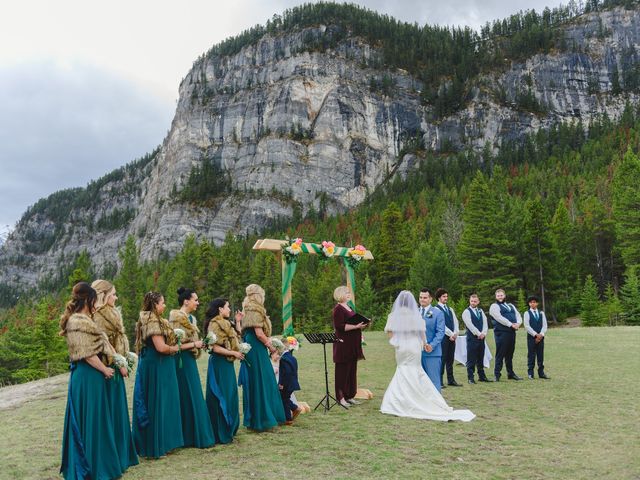 Renan and Isha&apos;s wedding in Banff, Alberta 64
