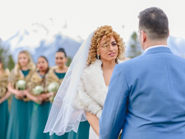 Renan and Isha&apos;s wedding in Banff, Alberta 68