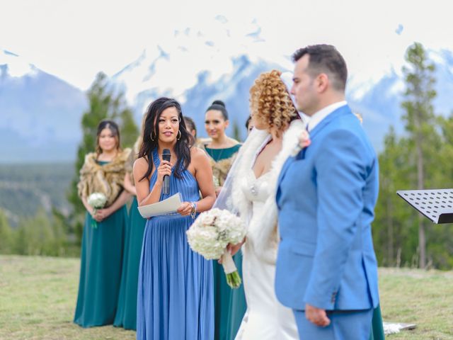 Renan and Isha&apos;s wedding in Banff, Alberta 72
