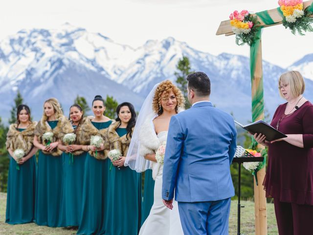 Renan and Isha&apos;s wedding in Banff, Alberta 74