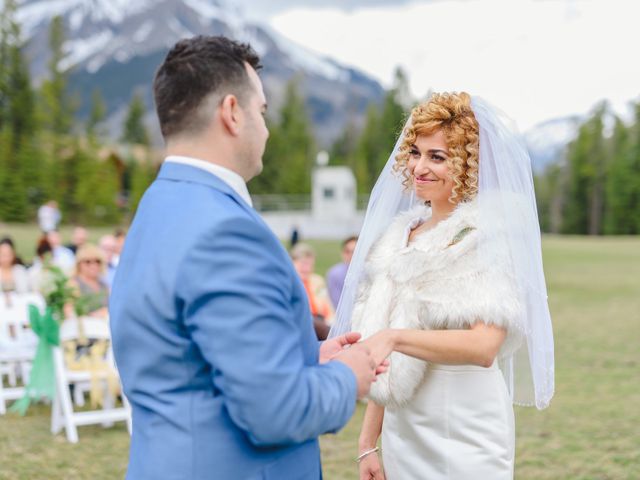 Renan and Isha&apos;s wedding in Banff, Alberta 87